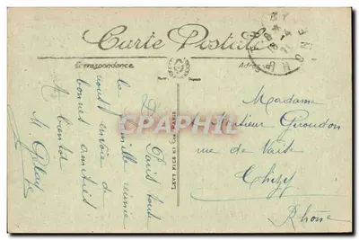 Paryż — La Madeleine i Rue Royale — LL — Rewers
