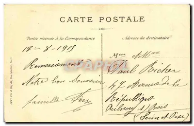 Paris — The Sacré-Cœur — Publisher L.L. n°219 — Back