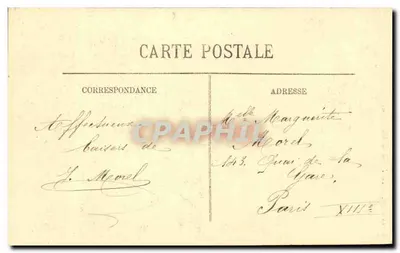 Rouen — As Flechas da Catedral de Notre-Dame — LL — Verso