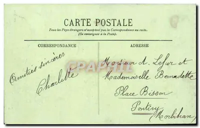 Le Havre — Panorama tomado desde las Falaise — LL. n° 515 — Reverso
