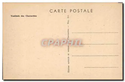 Vestíbulo das Charmettes — Edição especial — Edição das Charmettes — Verso
