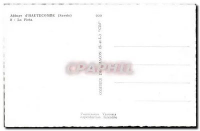 Pietà — Abpia Haute-Côme (Savoie) — Combier — Rewers