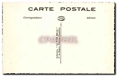 Abbaye d'Hautecombe — Klasztor Cystersów od 1125 — kolekcja 'LA PLUS BELLE' Migieu, Chambery — Rewers