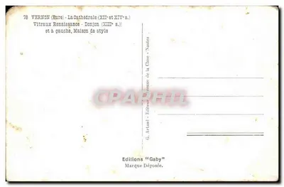 Vernon (Eure) — Katedra (XII–XIV w.) i Wieża (XIII w.) — Wydawnictwo Gaby — Rewers
