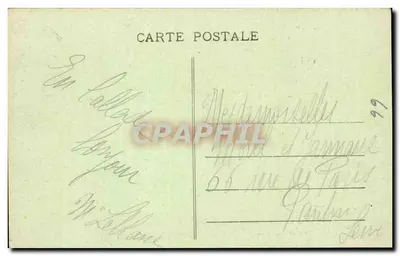Chartres (E.-et-L.) - Abside da Catedral e Capela St-Piat (século XIV) — G. Fousault, editor, Dreux — Verso
