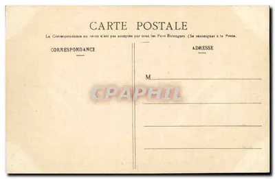 Peregrinação de N.-D.-du-Chêne (Sarthe) — Locais sagrados à vista de pássaro — Edição J. Malico, fot. Sablé-sur-Sarthe — Verso