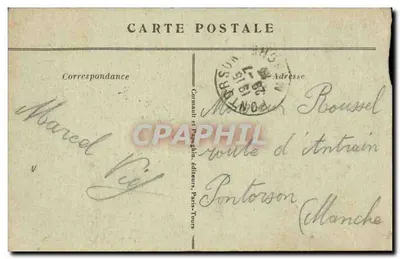 Paris — A Torre Eiffel — A. P. — A Torre Eiffel — Verso