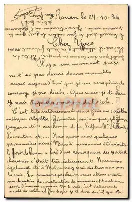 Rouen — Rzeźba jeździecka Napoleona — wydawca nieznany, nr 431 — Rewers