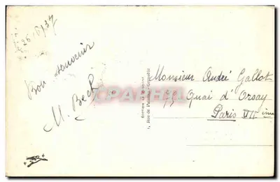 Grenoble — Algemene uitzicht en de Keten van Belledonne — Uitgave La Palma — n° 213 — Achterkant