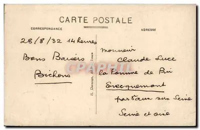 Gargilesse (Indre) — Ruiny starego mostu nad Creuse i mostu Czarnego — R. D. — Rewers