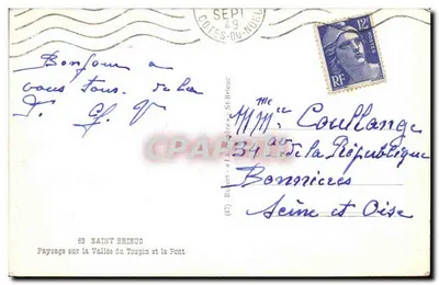 Ponte sobre a Vale do Toupin e o Font — Saint-Brieuc — Cap — Verso