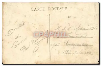 VANNES - O Hotel de Ville — editor Laurent-N. Massé, n° 2111 — Verso