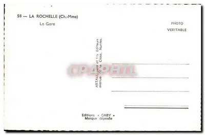 La Rochelle — A Estação — Éditions Caby — Verso