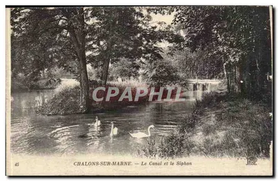 Chalons-sur-Marne — O Canal e o Sifão — J. Phot