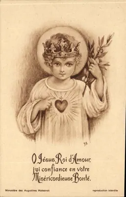 Jesus Child — Sacred Heart — Monastery of the Augustines Malestroit