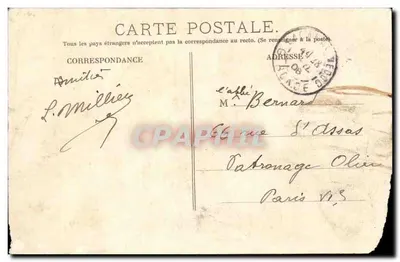 Kolonie Edouard — Katedra Porge — Fototypia Boyet et Cie, Paris-Grenelle — Rewers