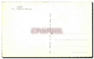 Teatry rzymskie — Lyon — Trollet & Fils, Lyon — Rewers
