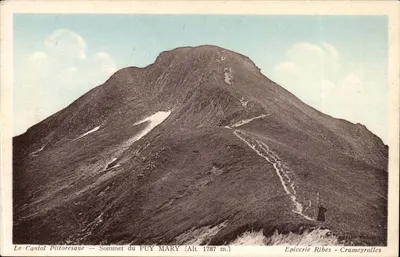 O Cantal Pitoresco — Cume do PUY MARY (Alt. 1787 m.) — Epiceria Ribes - Crumeyrolles