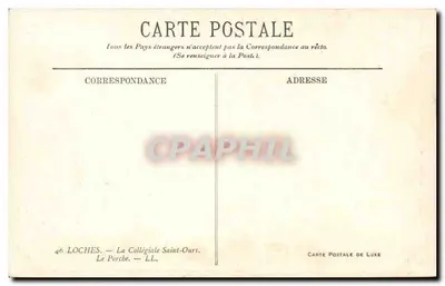 Loches — Kolegiata św. Ours — Wjazd — Rewers