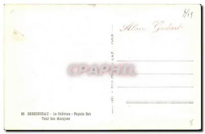 Chenonceau — Front zachodni — Wieża Marque — C.A.P. (48) — Rewers