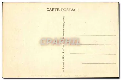 Paryż — Arc de Triomphe — wydawca A. Leconte, 38, r. Ste-Croix-de-la-Bretonnerie, Paryż — Rewers