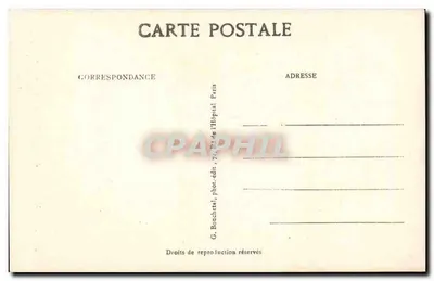 O Castelo das Vosges — desenho de Victor Hugo — G. Bonchétal, fot.édit. Paris — Verso