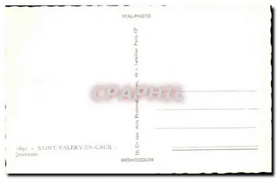 Saint-Valery-en-Caux — vista panorâmica — Cîn des Arts Photométriques, Paris — Verso