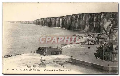 Saint-Valéry-en-Caux — Panorama da Praia — LL