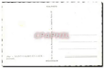 Saint-Valery-en-Caux — vista panorâmica — REAL-PHOTO, n°1691 — Verso