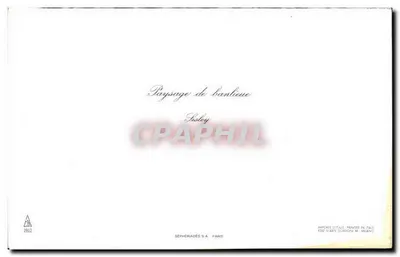Pejzaż miejski — praca Gisley — wydawca Séphéniadés S.A. Paris, nr 2912 — Rewers