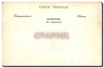 Igreja de Cadouin — XIIº século — Cadouin na Périgord — Verso