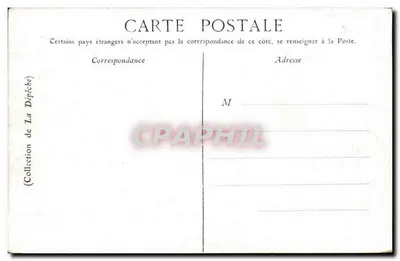 Toulouse — Vista general y Puente Saint-Michel — Colección de La Dépêche — Reverso