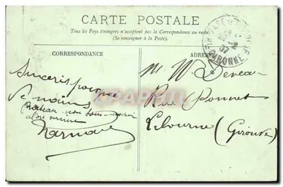 Toulouse — La Garonne i mosty — LL. — Rewers