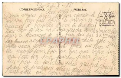 Grenoble — Vista geral e o Moucherotte visto de Ste-Marie d'En-Haut — LL, n°115 — Verso