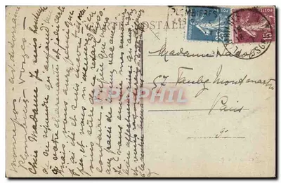 Plombières-les-Bains — Ogólny widok z punktu widzenia Strażników — wydawca nieznany, nr 68 — Rewers