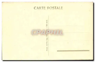 Chantilly — Zamek (XVI wiek, powtórzenie XIX wiek) widok z ogrodu — Rewers