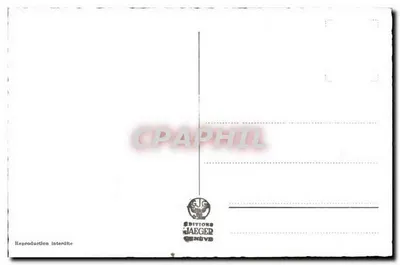 Genève — Le Jet d'Eau et le Mont-Blanc — Éditions Jaeger Genève n°7073 — Rewers