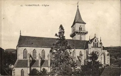 Ribeauvillé - A Igreja — carta postal n°45