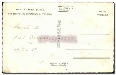 Le Croisic (L.-Inf.) — Ogólny widok sanatorium Pen-Bron — Wydawca Gaby — Rewers