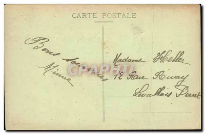 Zamek ANET (E.-et-L.) - Widok z Parku - G. Ponceault, wydawca, Dreux — Rewers