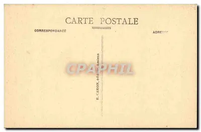 Katedra — Historia św. Firmin (Szczegół) — R. Caron, wydawca Amiens — Rewers