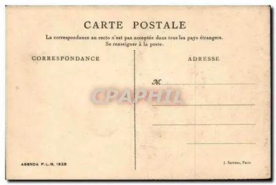 Côte d'Azur — Grasse — Agenda P.L.M. 1928 — Rewers