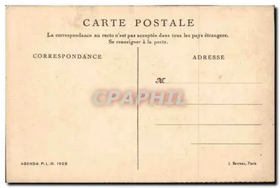 Ascensão do Monte Branco — Agenda P.L.M. 1928 — Editor É. Fairraz — Verso