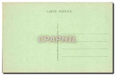 Laval - Ogólny widok ku mostowi — G. Artioud, wydawca, Nantes — Rewers