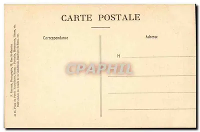 Reims — Hotel de Ville — F. Rothier, Fotógrafo-Editor — Verso