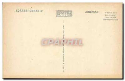 Park Zamku CHANTILLY — Trzy Aleje — Wydawca Levy & Neurdein, Paryż — Rewers