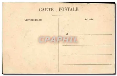 Compiègne - Widok Pałacu Miejskiego - Decelles — Rewers