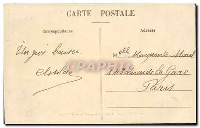 Compiègne - Canto do Parque com Vista para o Castelo — Deceillès, n°14 — Verso