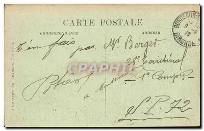 Bordeaux — O Ponte — C.B. — Verso