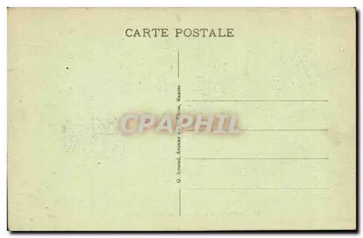 Laval — Panoramiczny widok z Perrine — G. Arraud, Nantes — Rewers